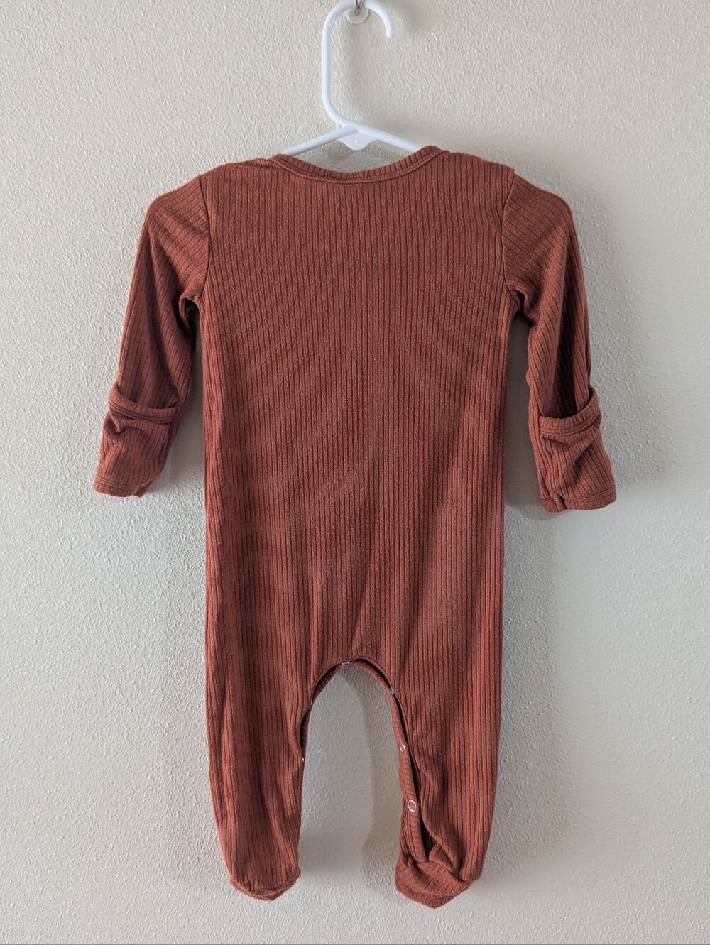 KQ Rust Ribbed Pajamas - Picture 4 of 4